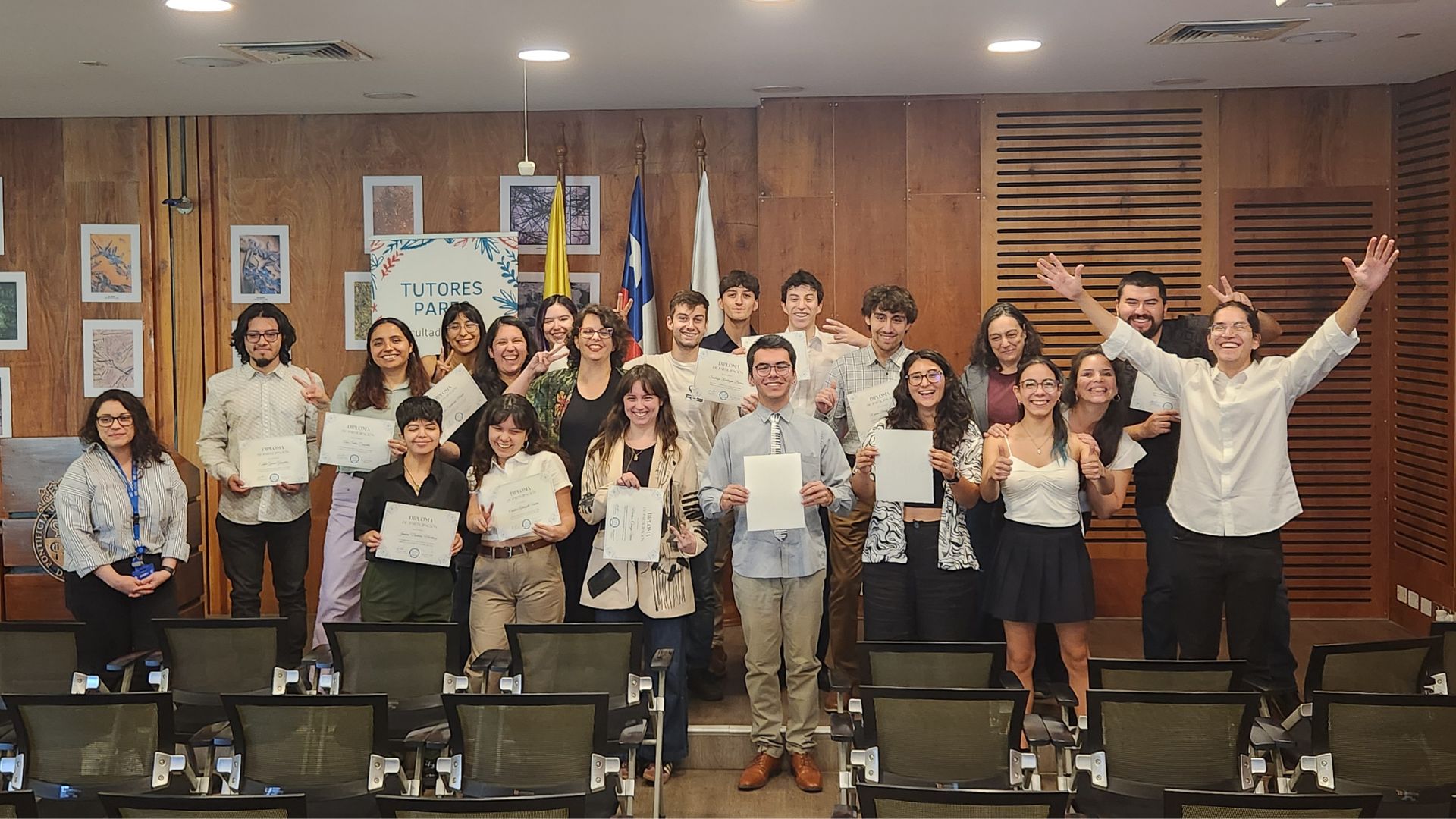 Finaliza el trabajo del Programa Tutores Pares 2024 de la Facultad de Física